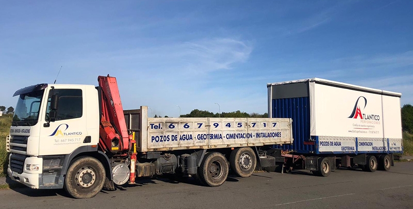 Camión de construcción y servicio